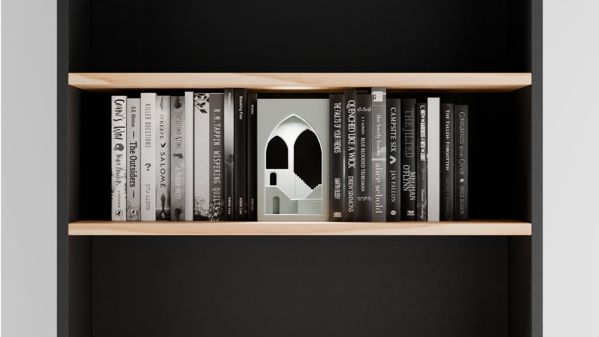 Mystical Temple Book Nook Lamp
